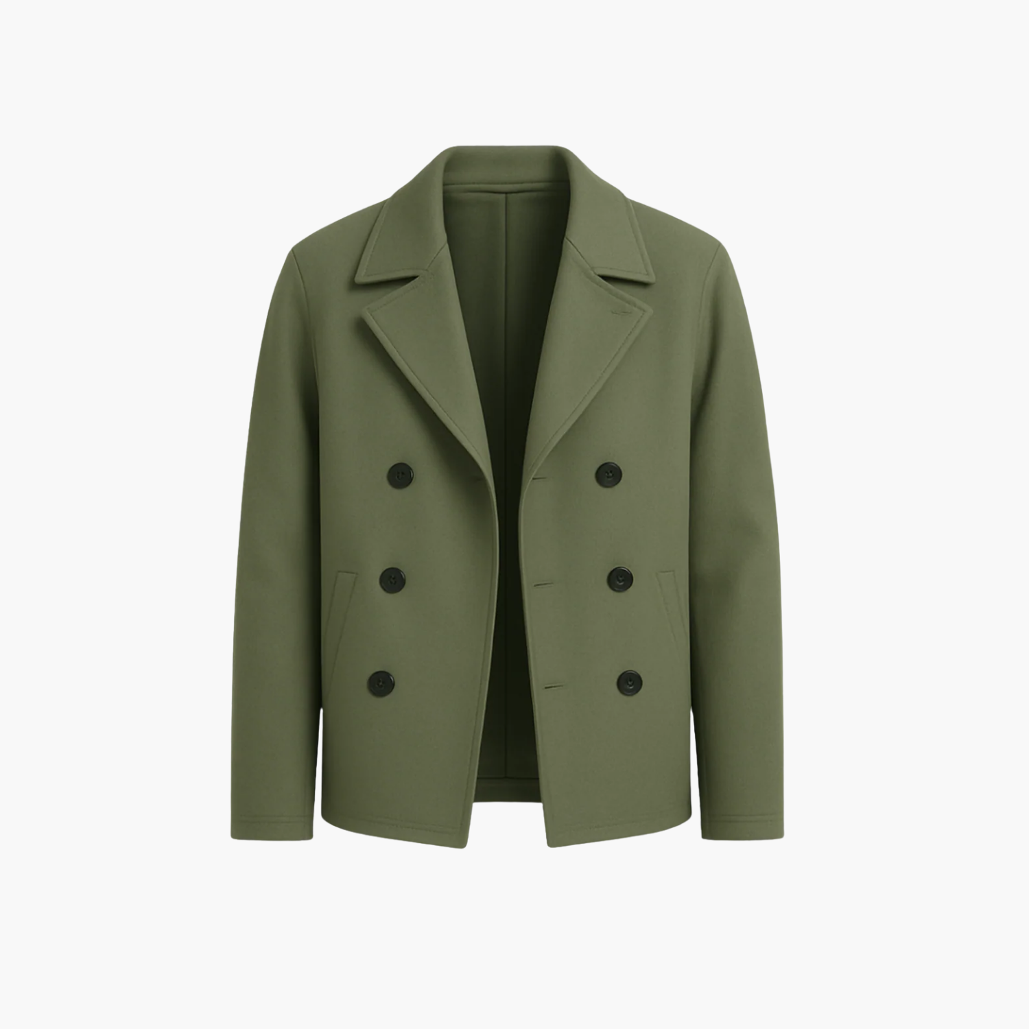Veste croisée en laine Old money