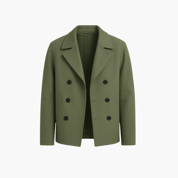 Veste croisée en laine Old money