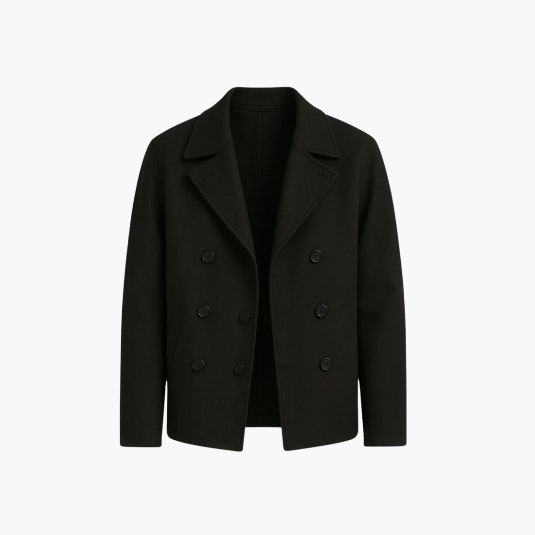 Veste croisée en laine Old money