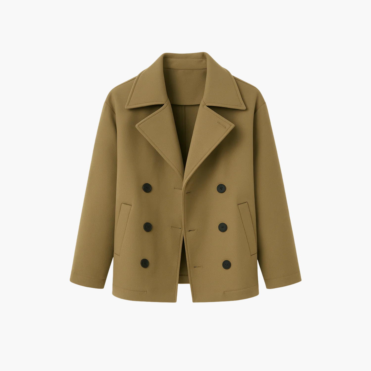 Veste croisée en laine Old money
