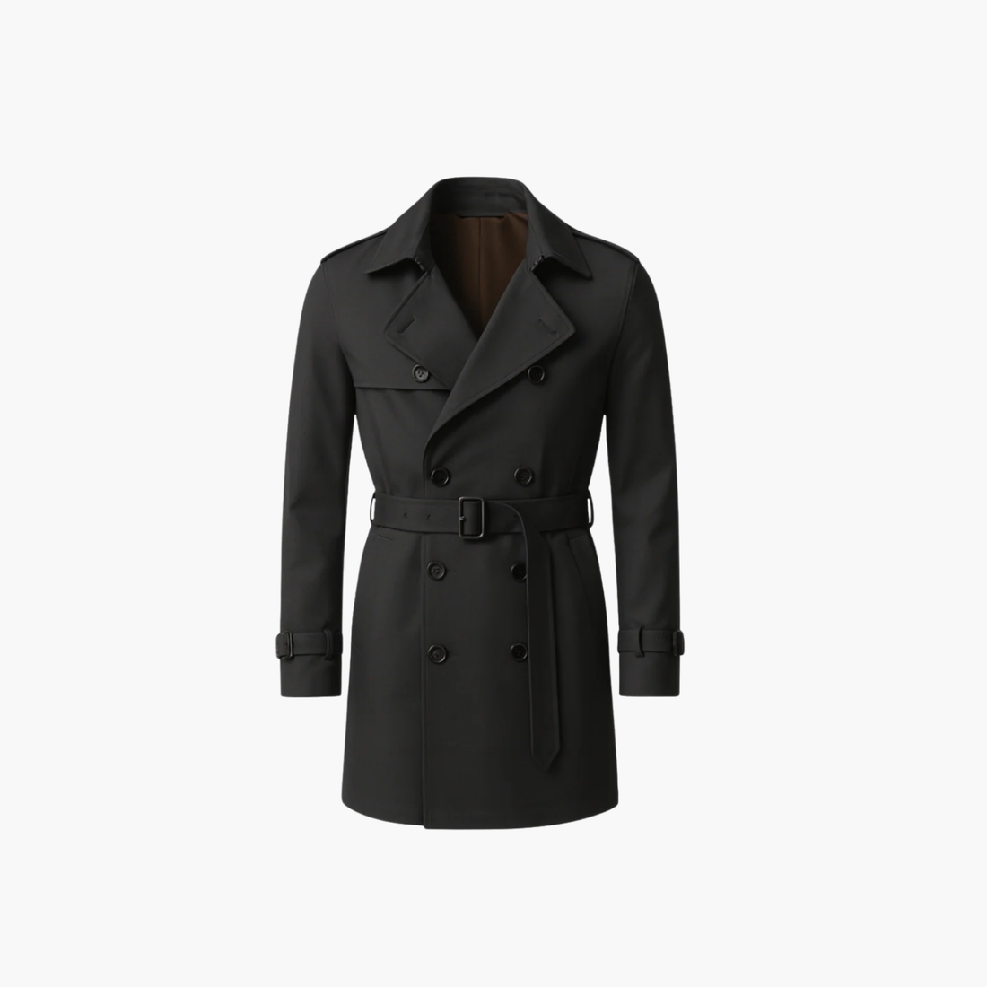 Trench-coat classique en coton Old money