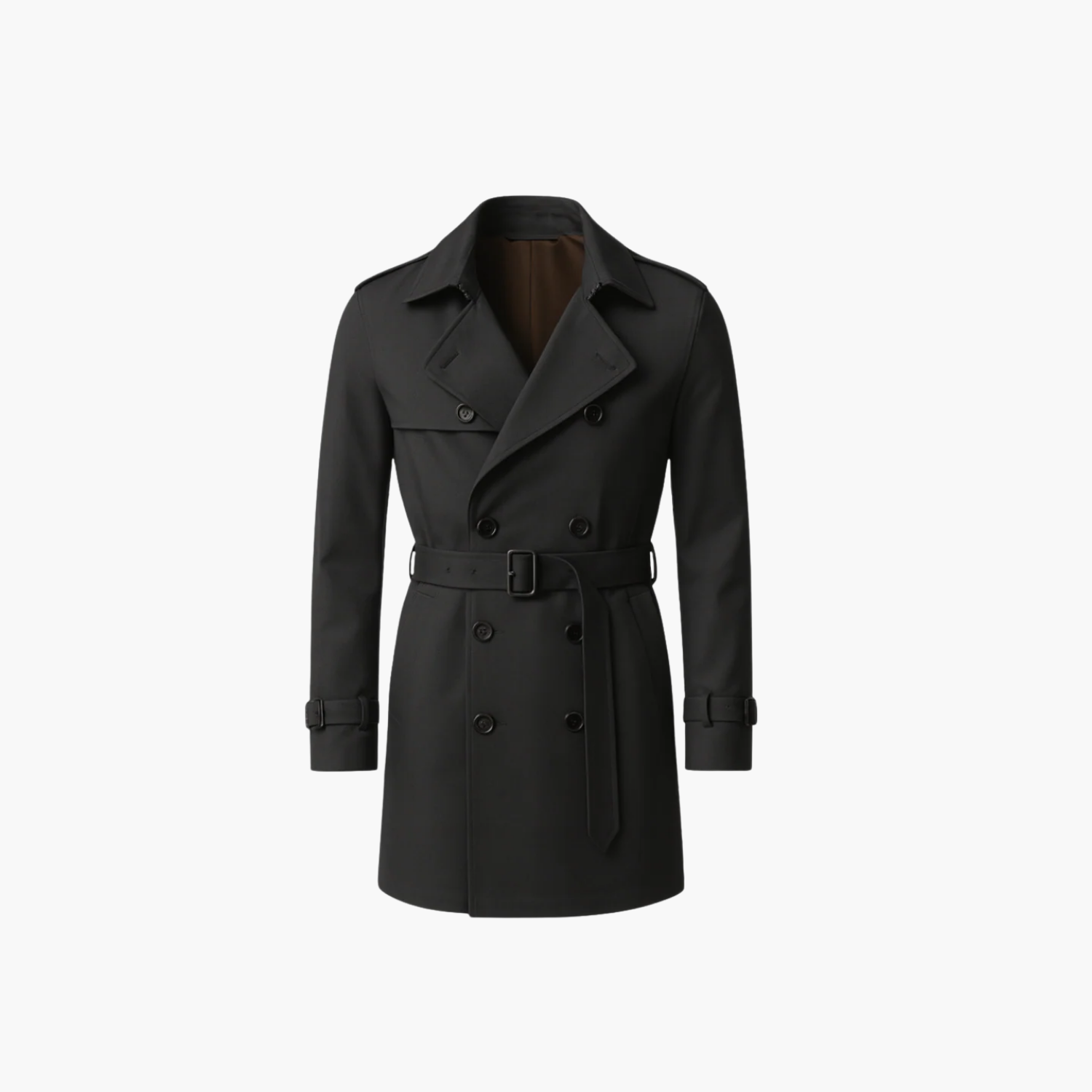 Trench-coat classique en coton Old money