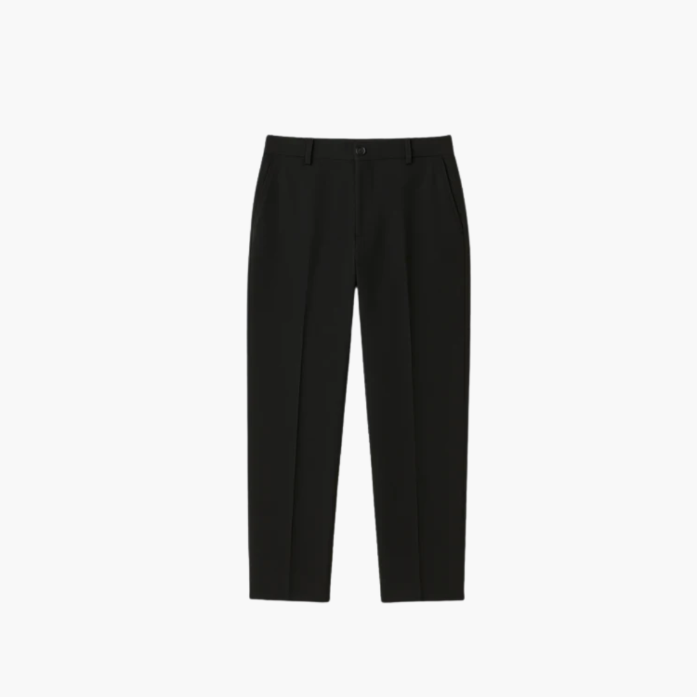 Pantalon habillé noir à pinces