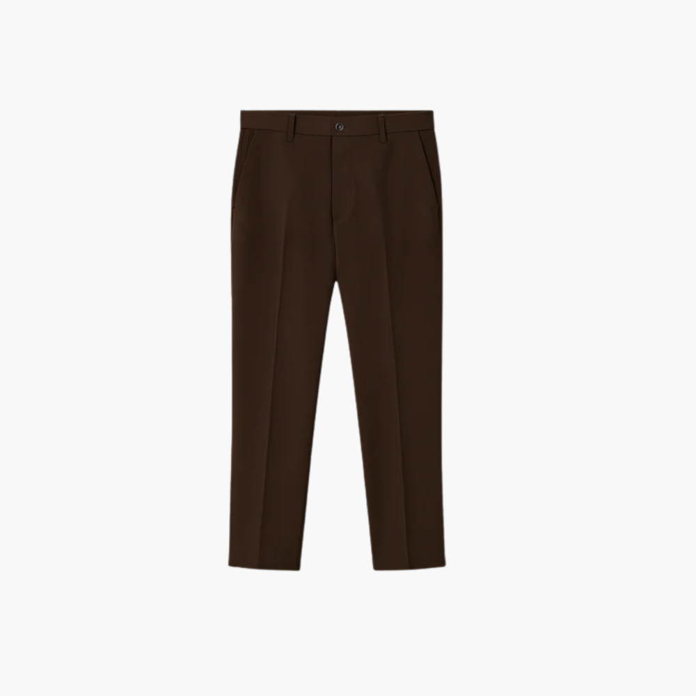 Pantalon habillé noir à pinces