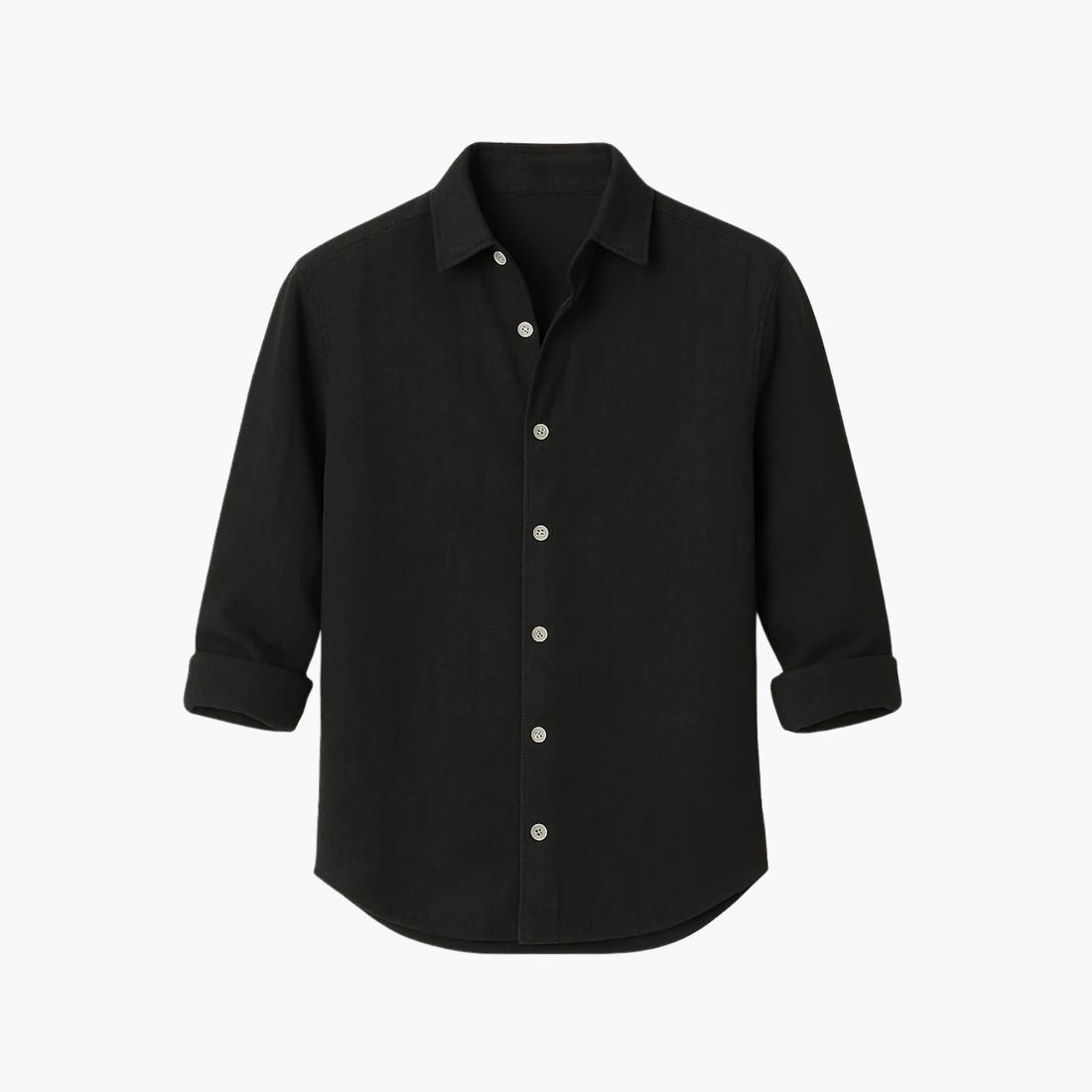 Chemise manches longues en cachemire et laine mérinos Old money