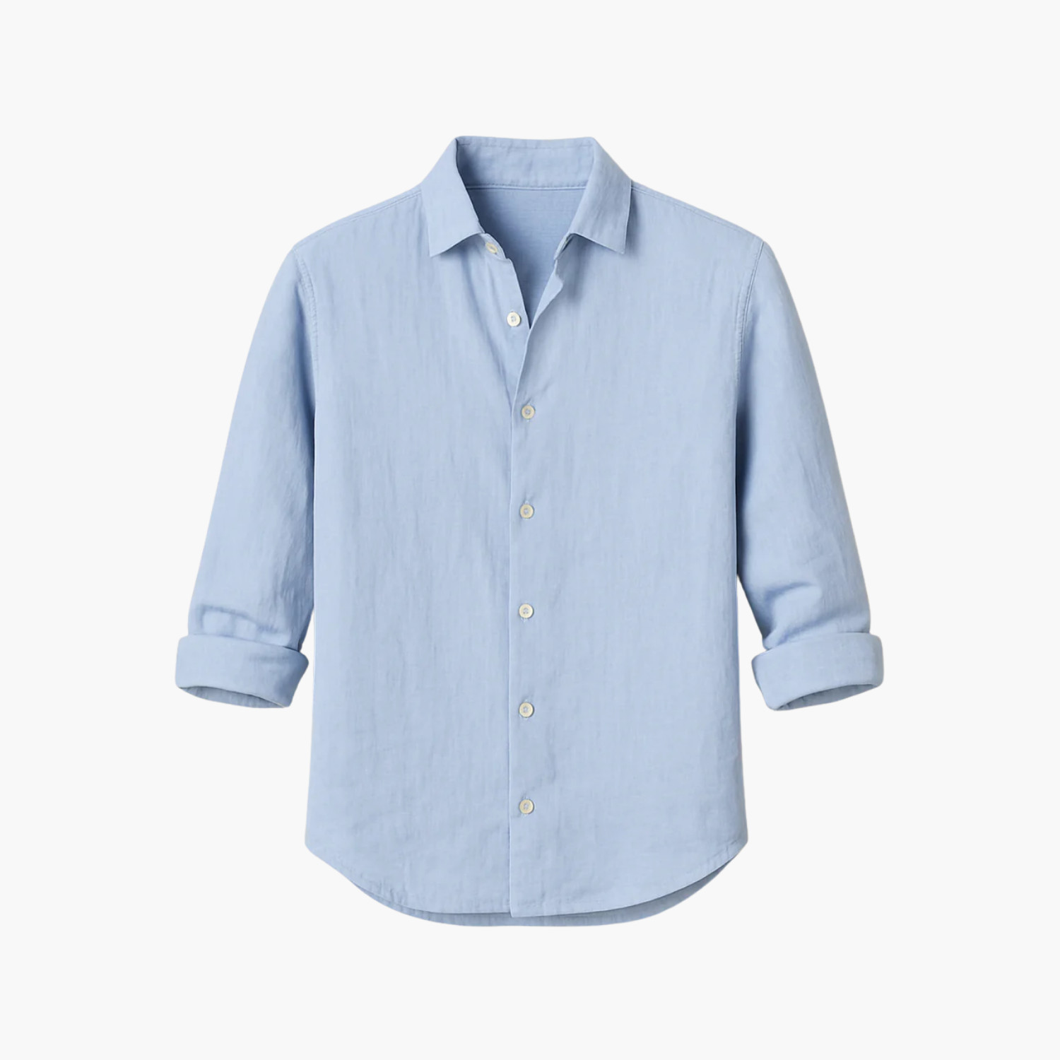 Chemise manches longues en cachemire et laine mérinos Old money
