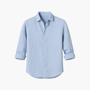 Chemise manches longues en cachemire et laine mérinos Old money