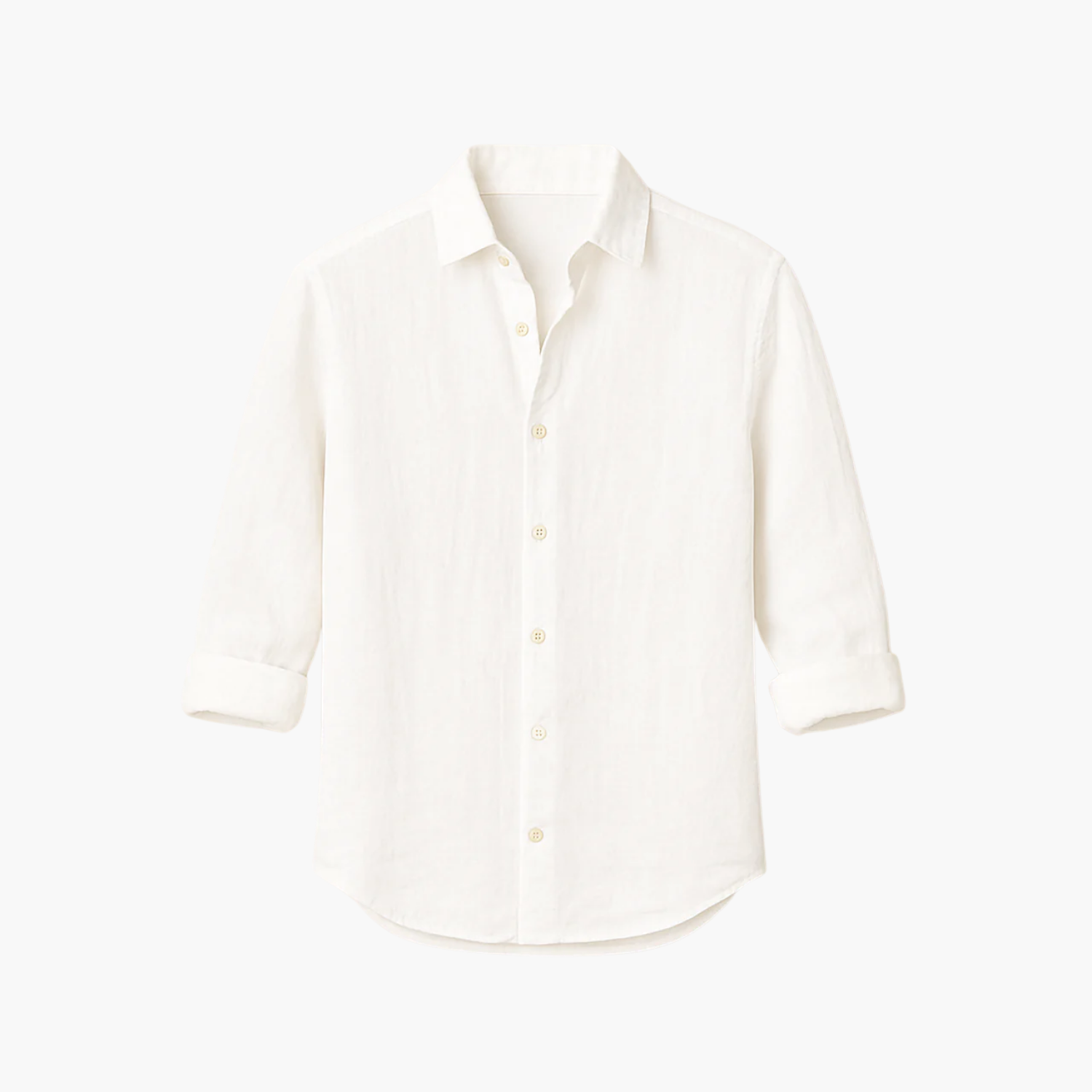 Chemise manches longues en cachemire et laine mérinos Old money