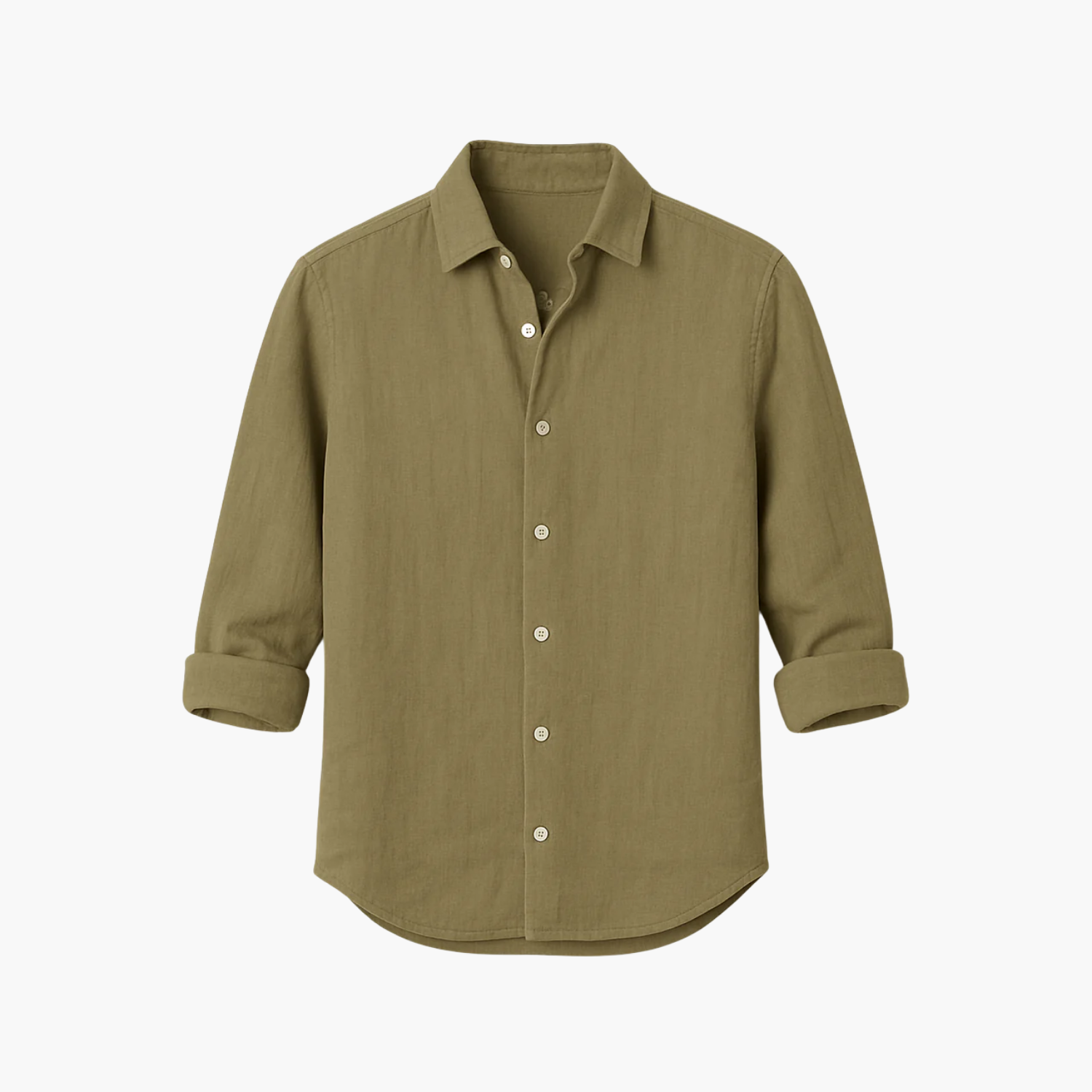 Chemise manches longues en cachemire et laine mérinos Old money