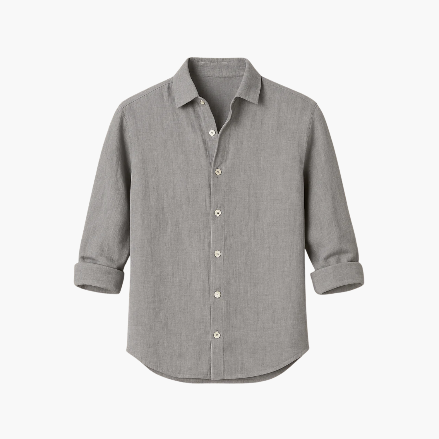 Chemise manches longues en cachemire et laine mérinos Old money