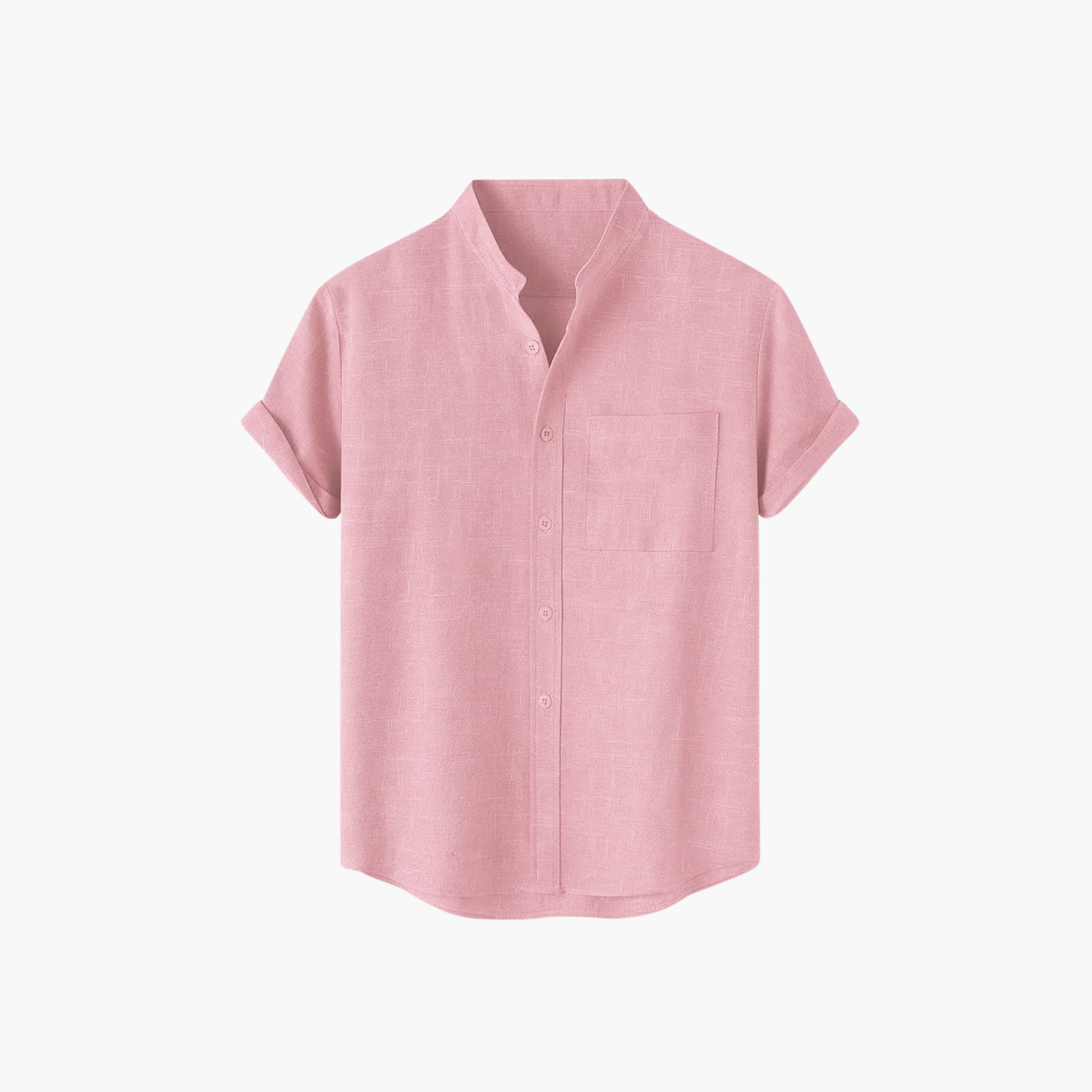 Chemise manche courte en cachemire et laine mérinos Old money