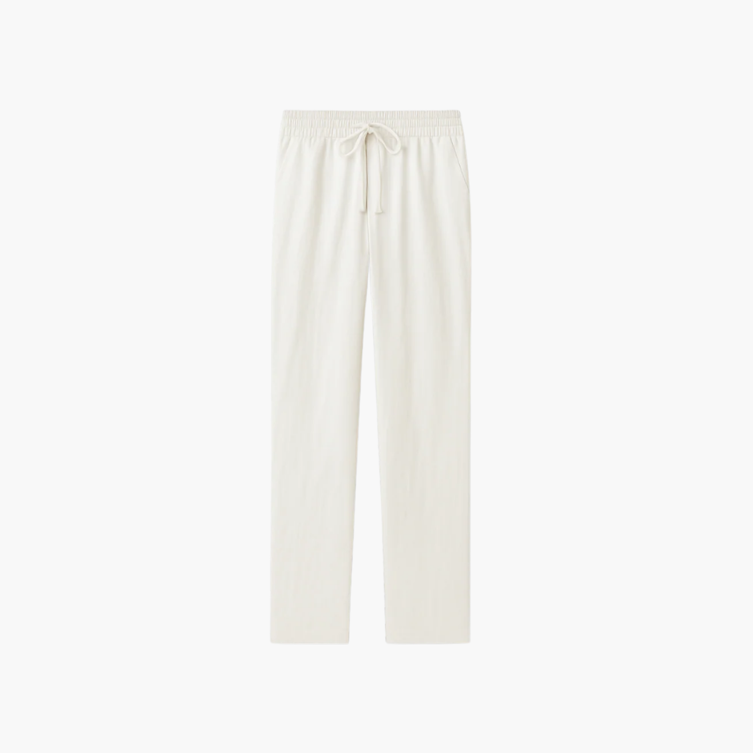 Pantalon droit en lin Old money