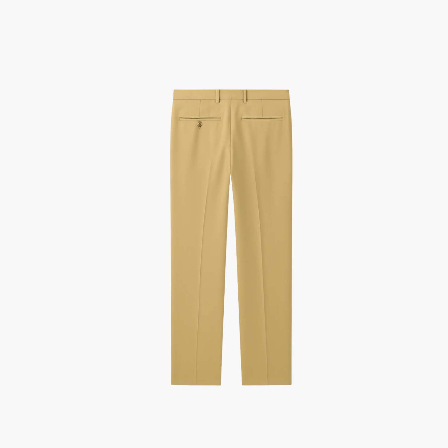 Pantalon habillé en laine peignée Old money