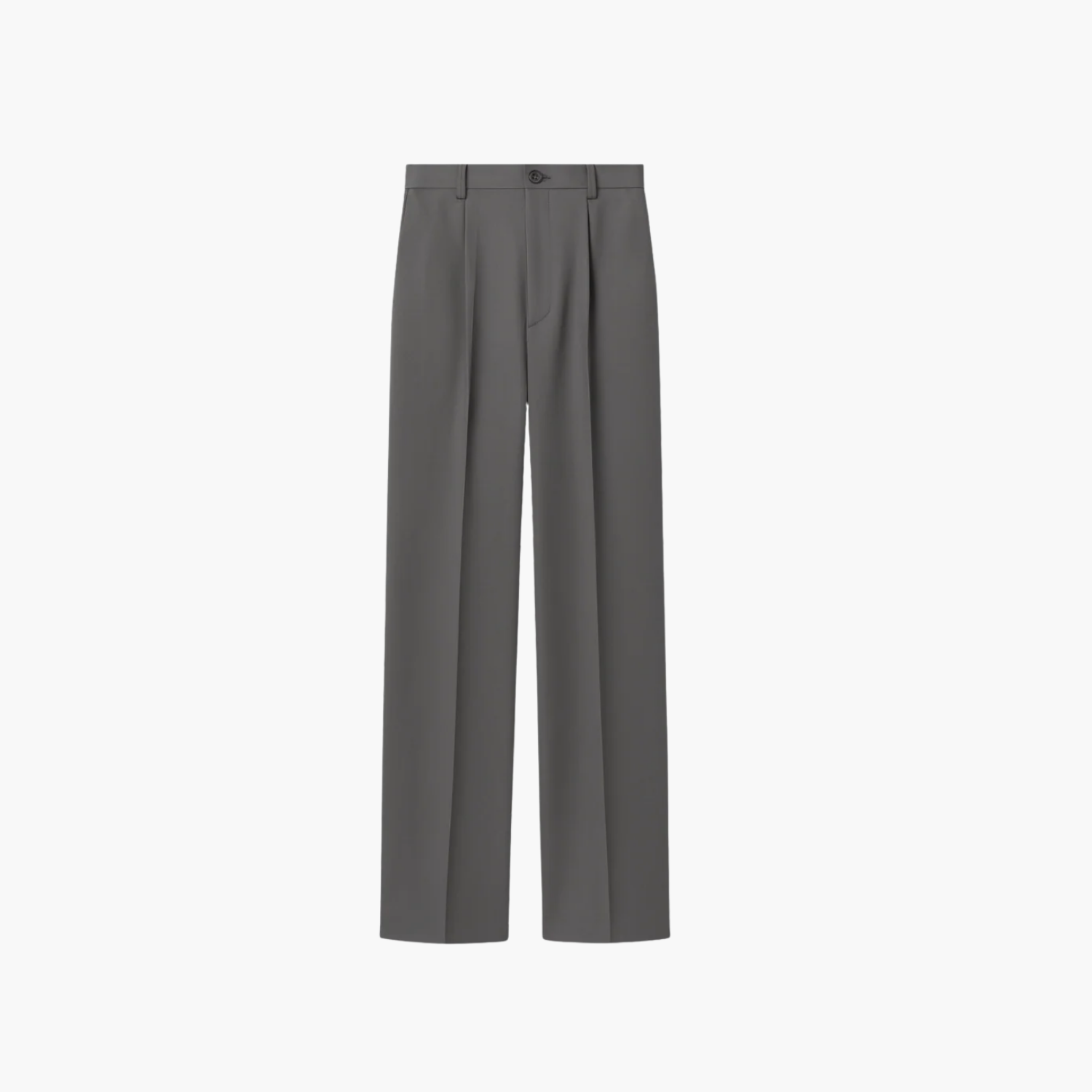 Pantalon habillé en laine peignée Old money