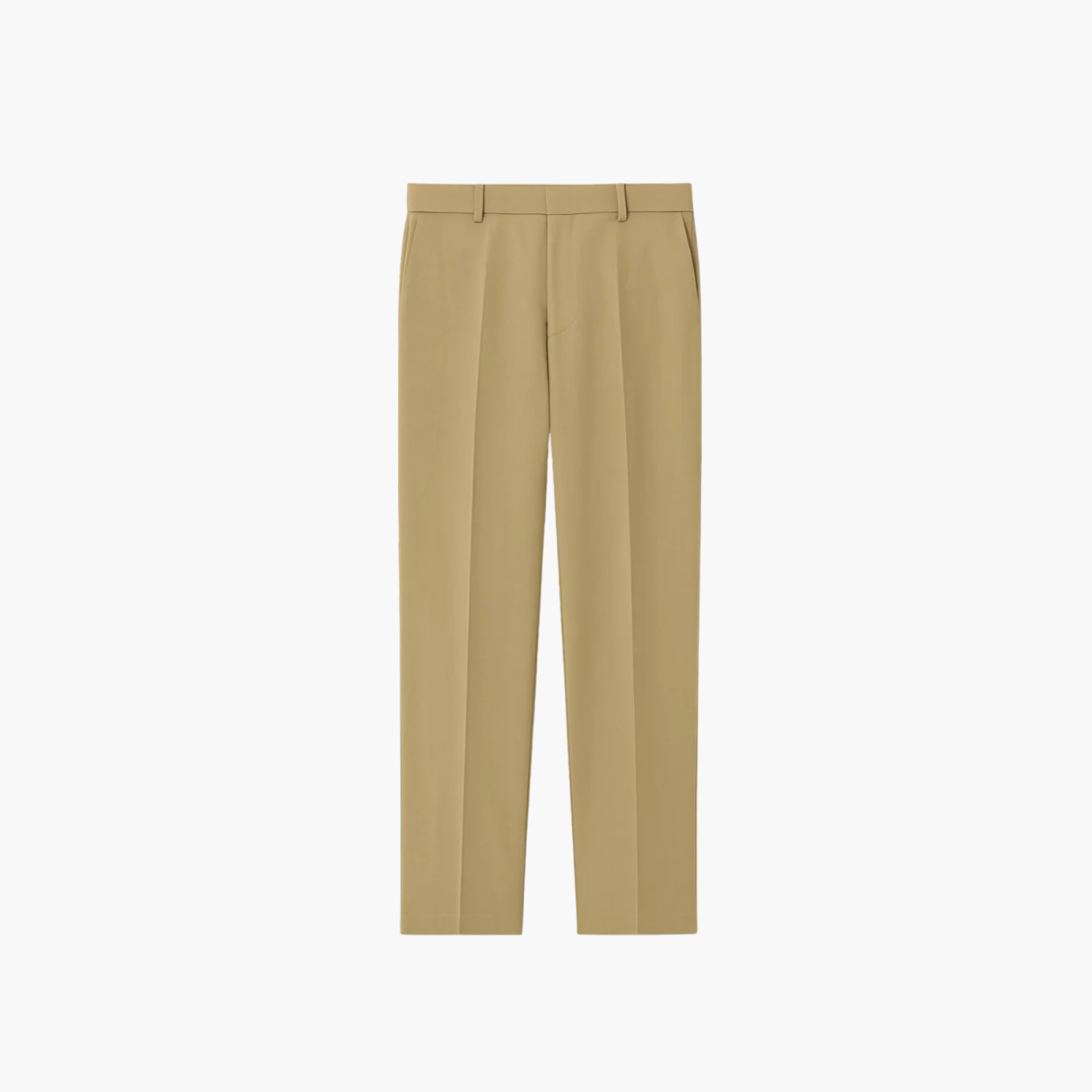 Pantalon habillé en laine peignée Old money