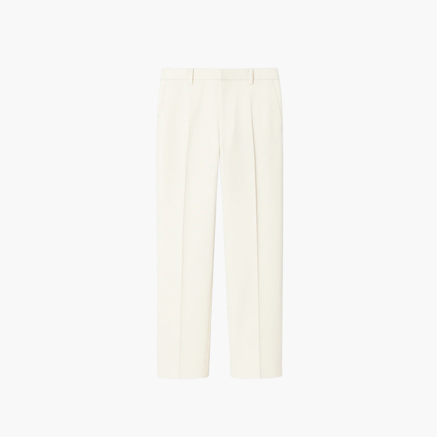 Pantalon habillé en laine peignée Old money