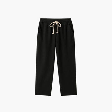 Pantalon ample en lin Old money
