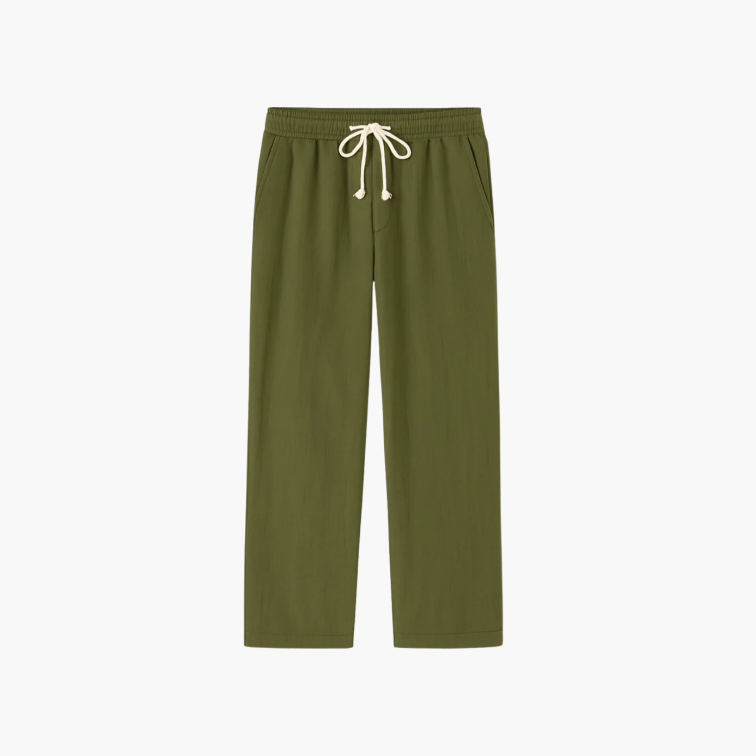 Pantalon ample en lin Old money
