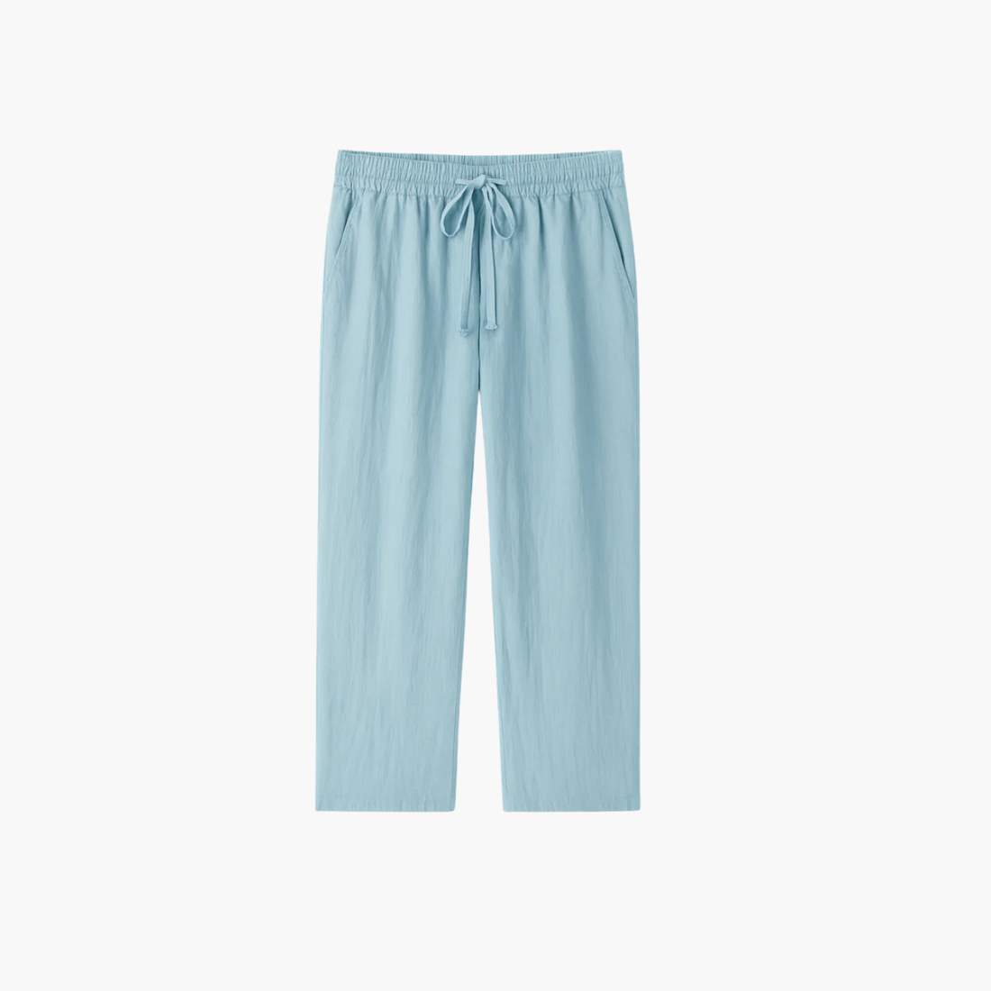 Pantalon ample en lin Old money