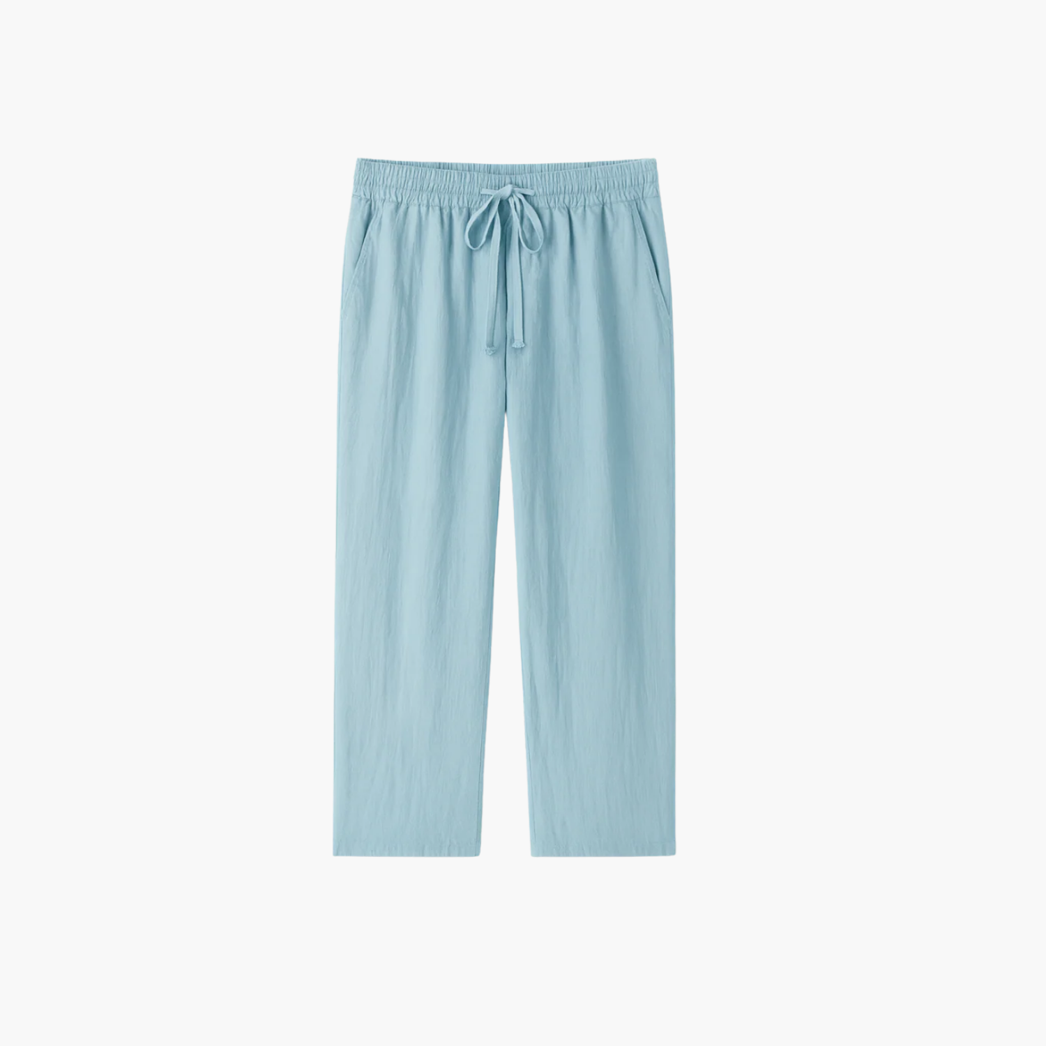 Pantalon ample en lin Old money