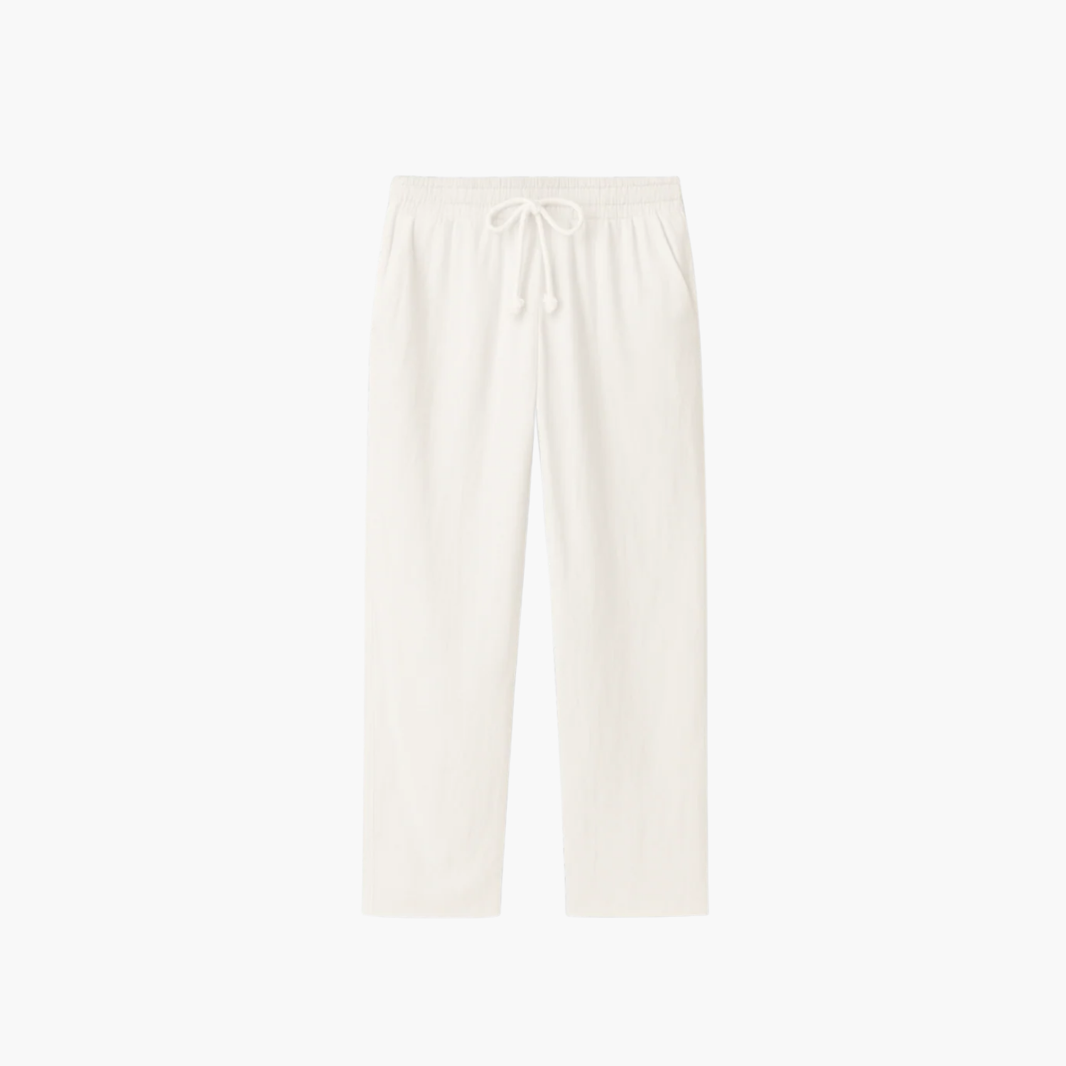 Pantalon ample en lin Old money