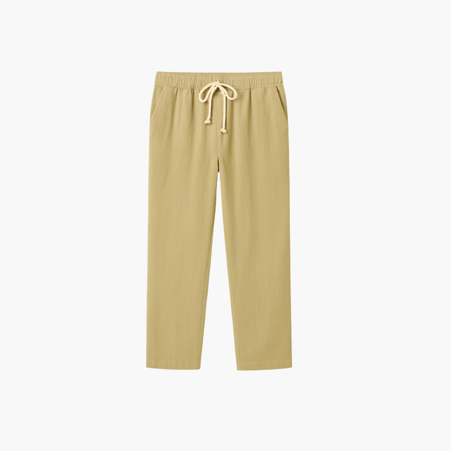 Pantalon ample en lin Old money