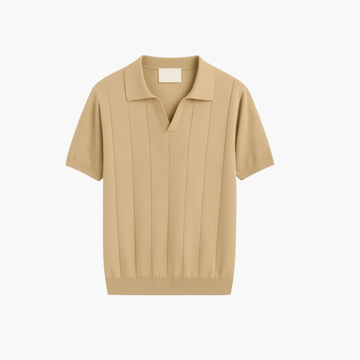 Polo à maille fine en laine Mérinos Old money