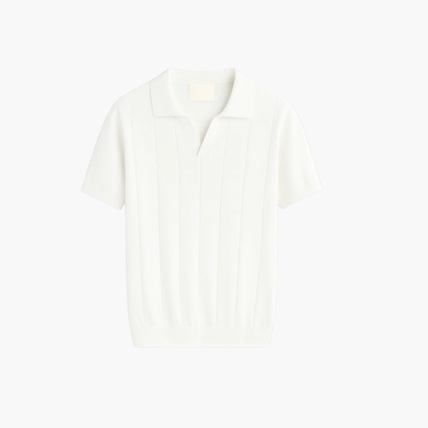 Polo à maille fine en laine Mérinos Old money