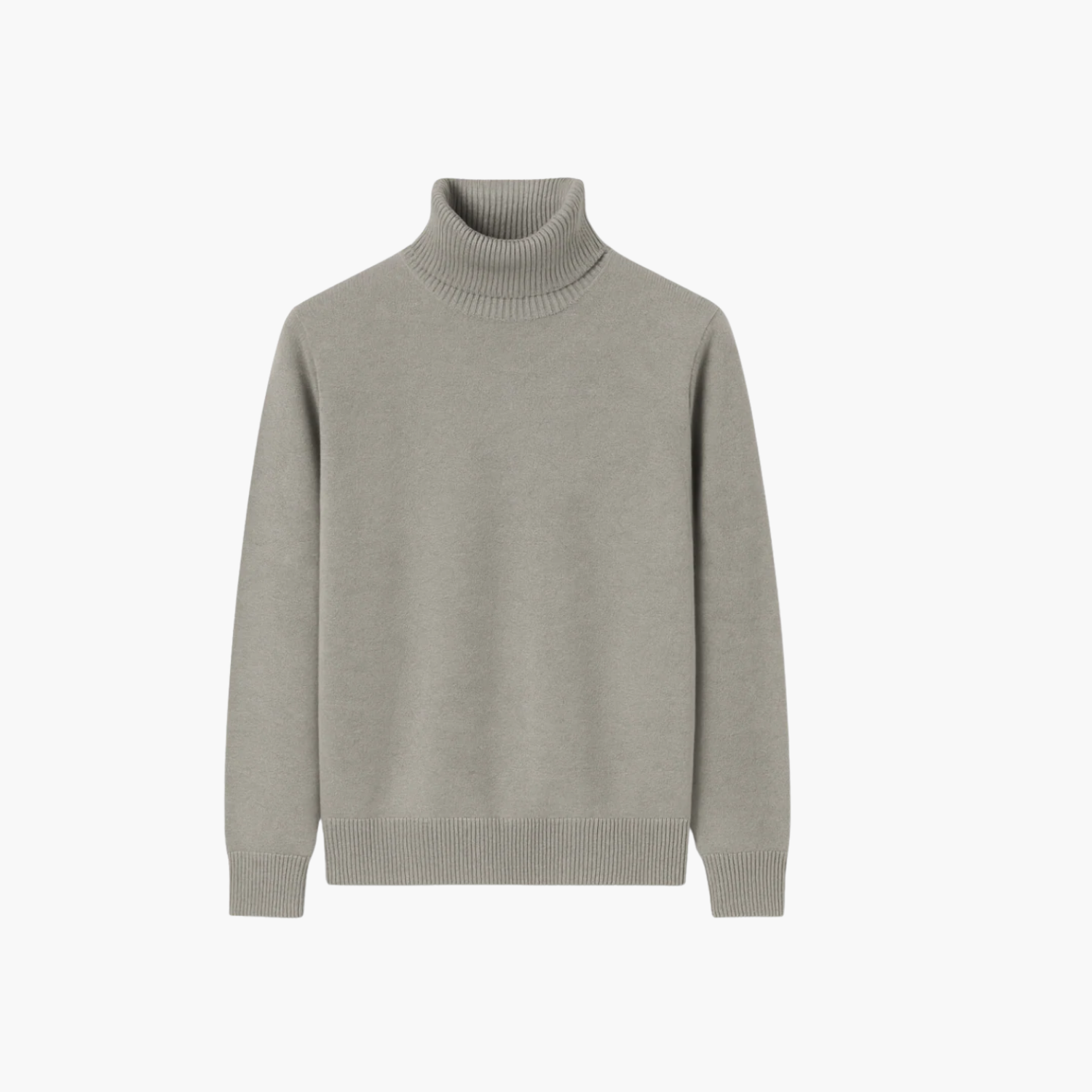 Pull col roulé en maille fine en cachemire Old money
