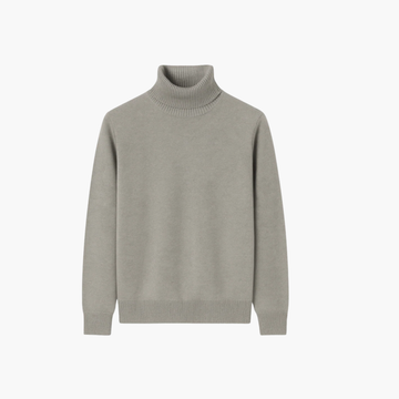 Pull col roulé en maille fine en cachemire Old money