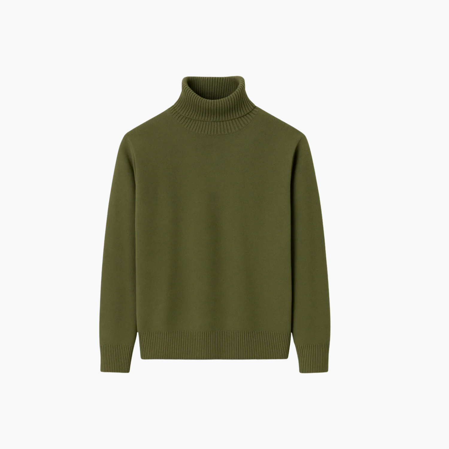 Pull col roulé en maille fine en cachemire Old money