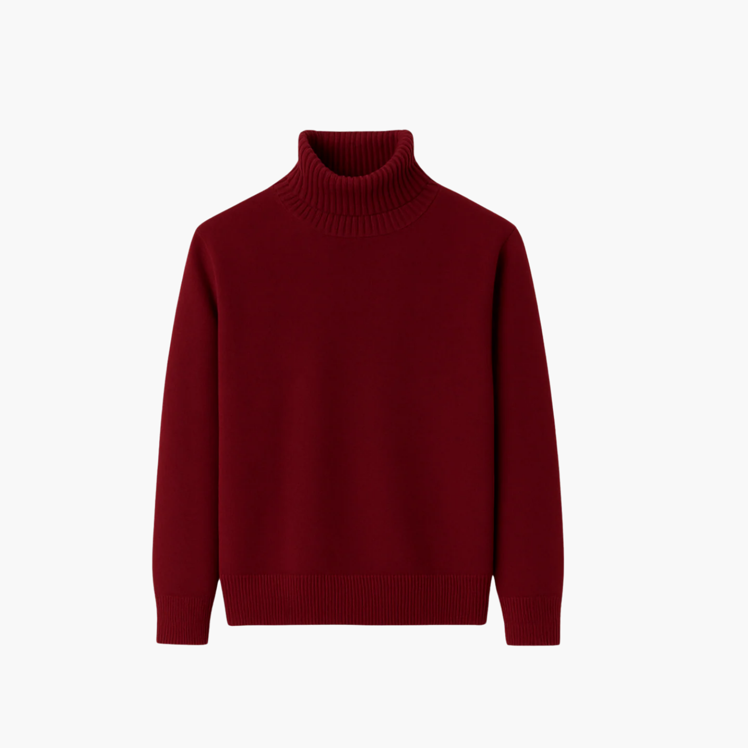 Pull col roulé en maille fine en cachemire Old money