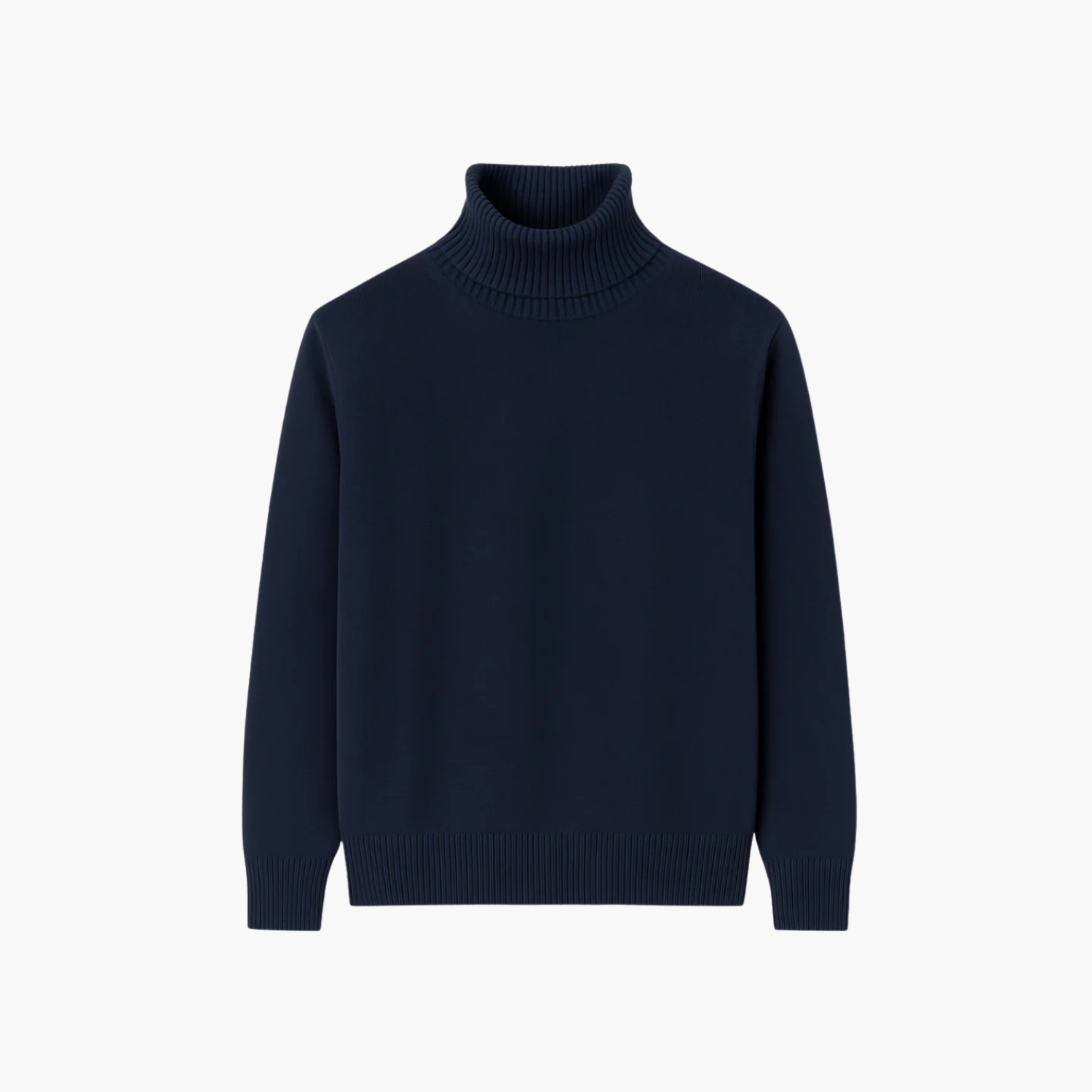 Pull col roulé en maille fine en cachemire Old money