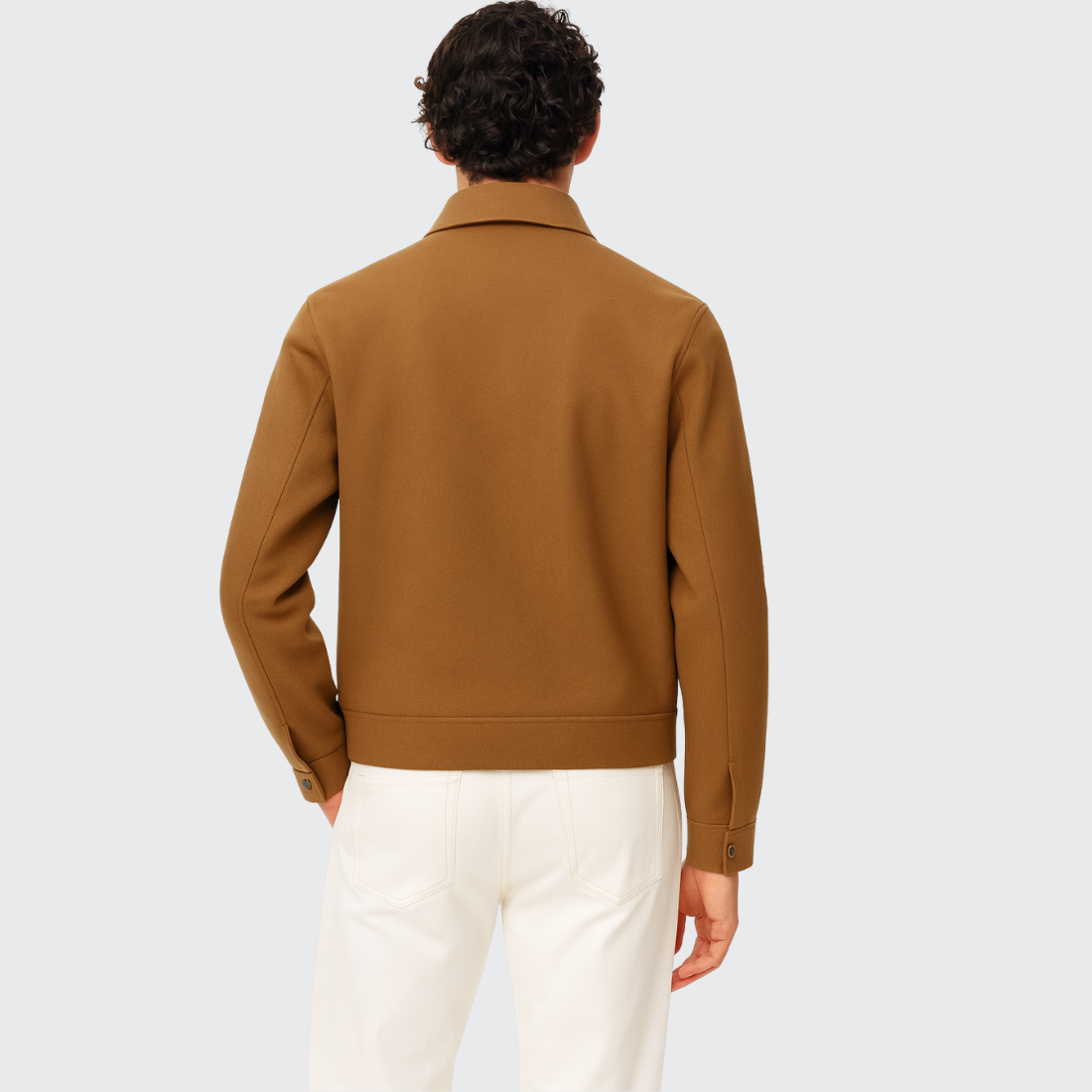 Veste Harrington en Gabardine de coton Old money