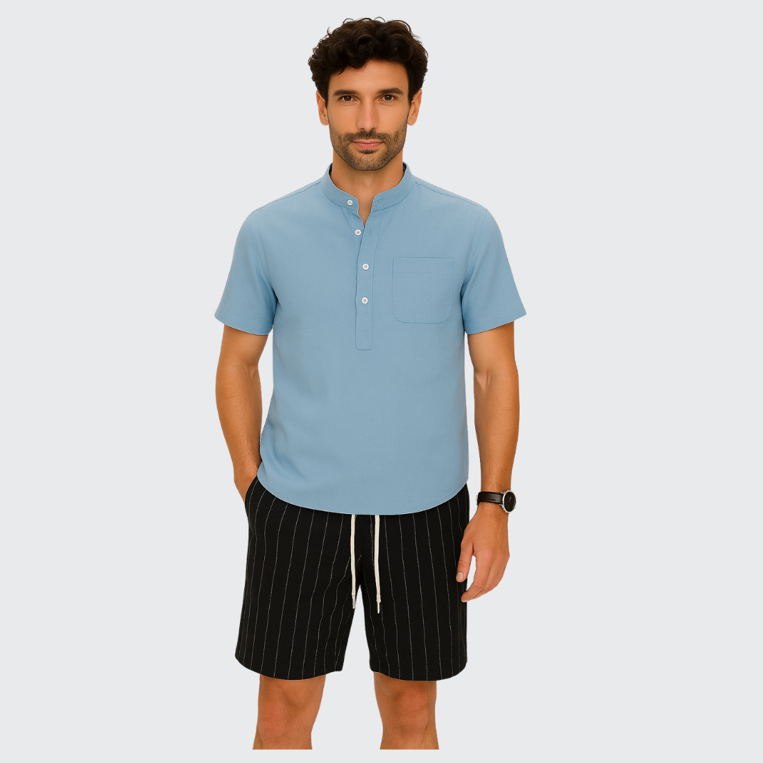 Short de plage en coton Old money