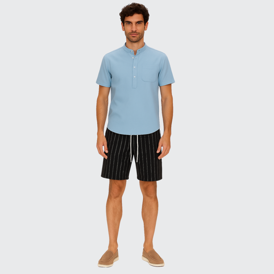 Short de plage en coton Old money