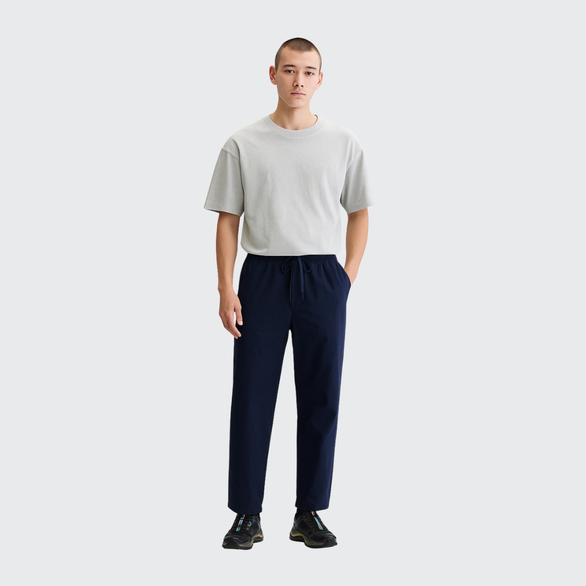 Pantalon droit en lin Old money